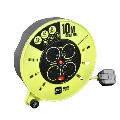 CMU10134SL 10m Cassette Reel 13AMP Masterplug