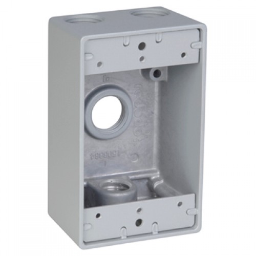 IH4-2-LM  2 X 4 WEATHER PROOF JUNCTION BOX 3/4" K/O  5 HOLES