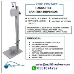 HAND FREE SANITIZER  DISPENSOR -ZERO CONTACT